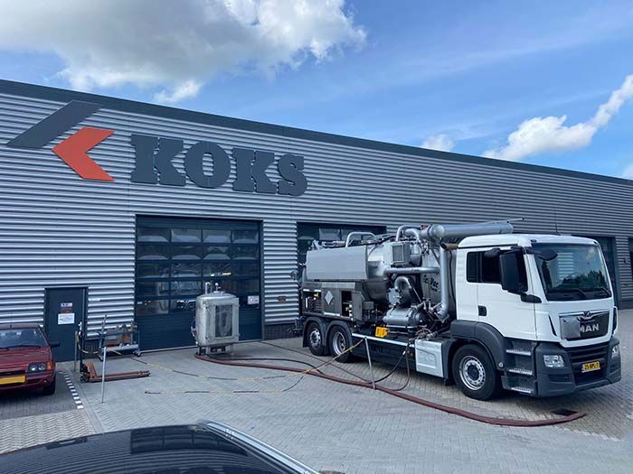 KOKS EcoVac Combi high pressure truck delivered to HCI Industrial Services B.V.